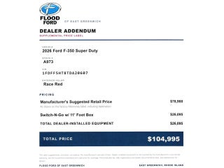2026 Ford Super Duty F-550 DRW XL DRW