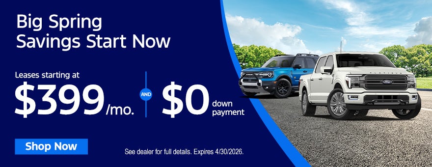 Flood Ford April Specials