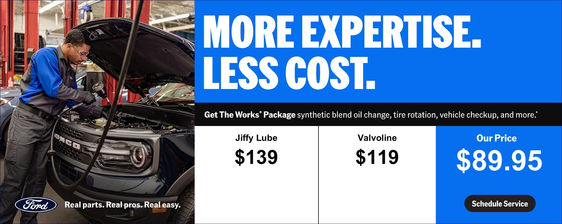 More Expertise. Less Cost. Our Price $89.95